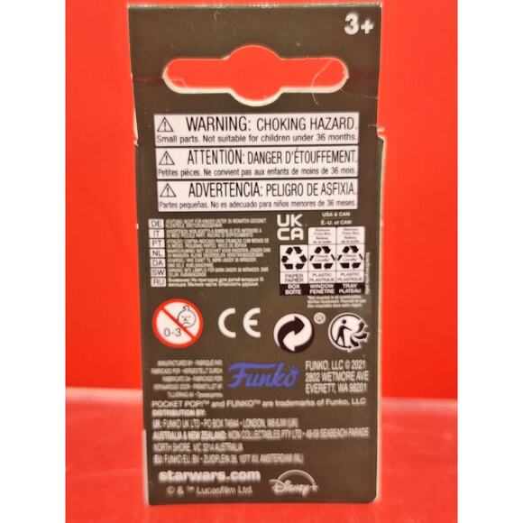 Funko Pop! Star Wars BOBA FETT Pocket Pop Vinyl Figure Keychain NEW - Picture 5 of 7